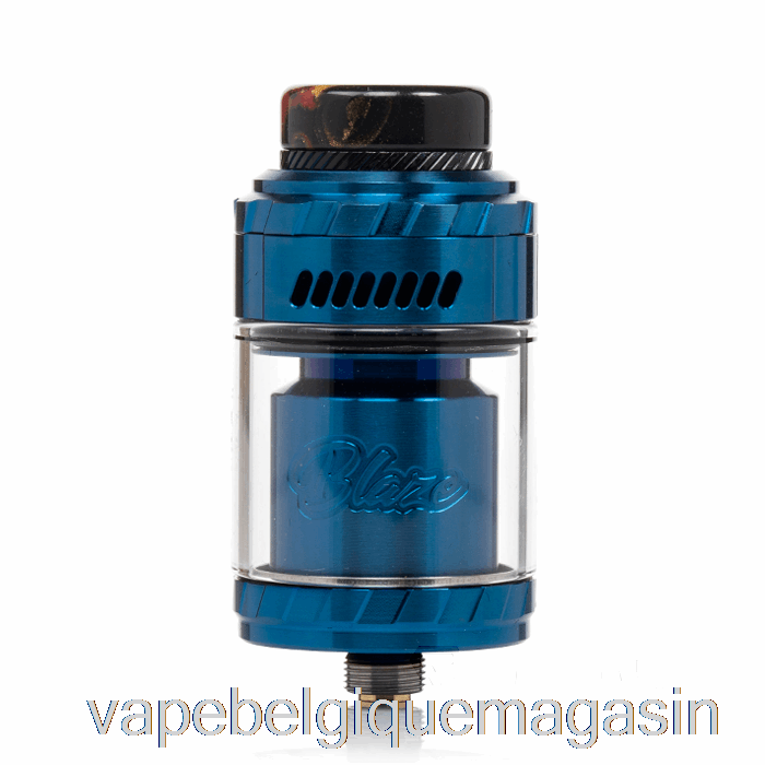 Vape Belgique Thunderhead Creations Blaze Solo 25mm RTA Bleu